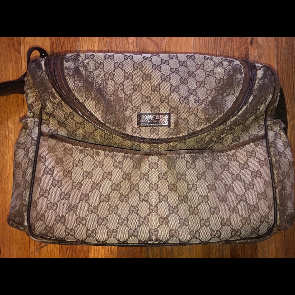 Gucci diaper bag
